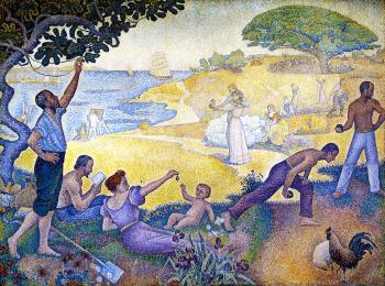 (image for) Handmade oil painting Copy paintings of famous artists Paul Signac paintings, In the Time of Harmony